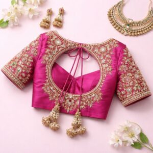 Traditional Aari Work Blouse Designs Traditional Aari Work Blouse Designs