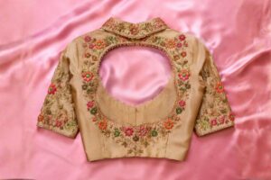 Collar Neck Aari Design