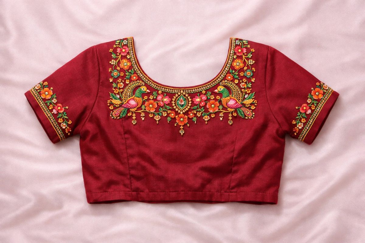 Cotton blouse design reference