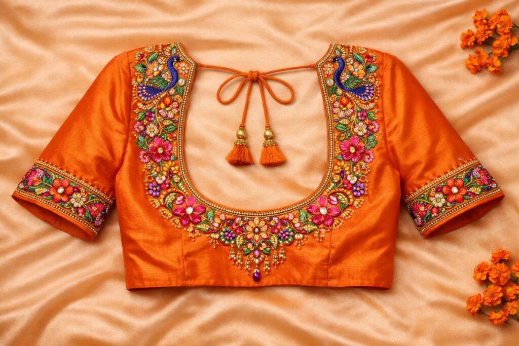 Aari Work Sleeve Designs