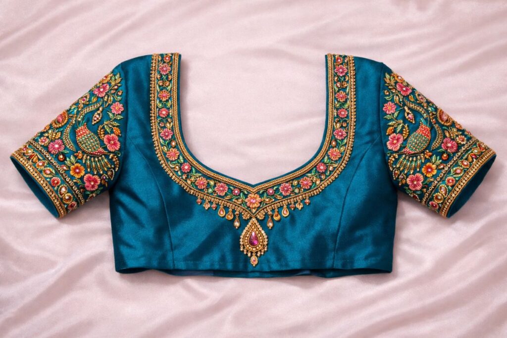 Aari Work Blouse Designs Types