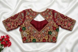 Heavy Work Blouse Designs