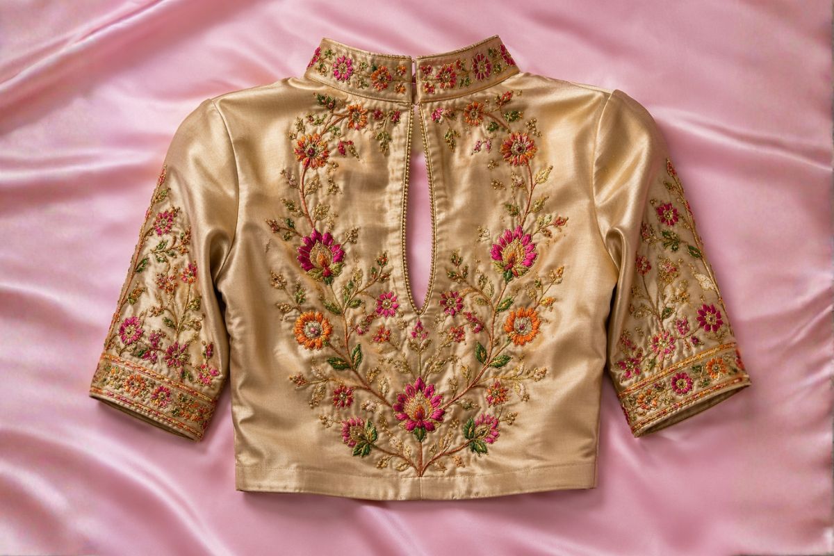 High Neck Aari Work Designs