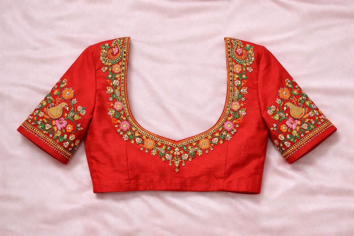 Easy blouse design reference