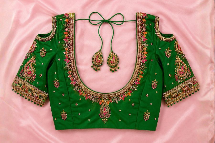 Mango design blouse reference