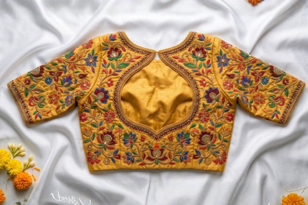 Silk Saree Blouse Designs