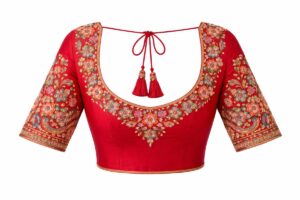 Thread Work Aari Blouse Designs