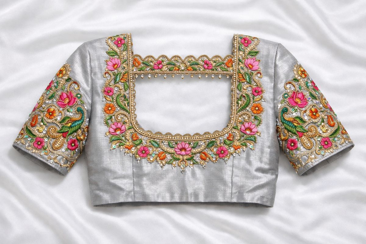 Wedding Aari Work Blouse Designs