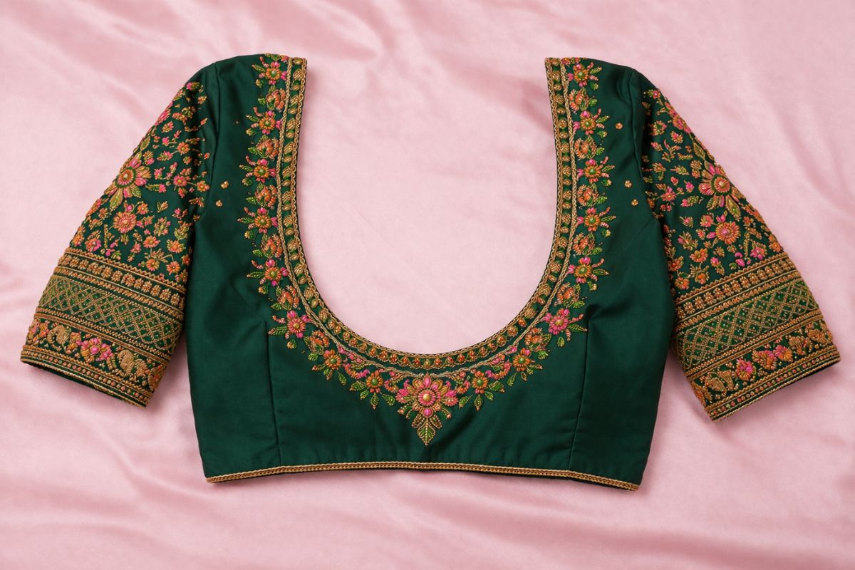 Zari Work Sleeve Designs